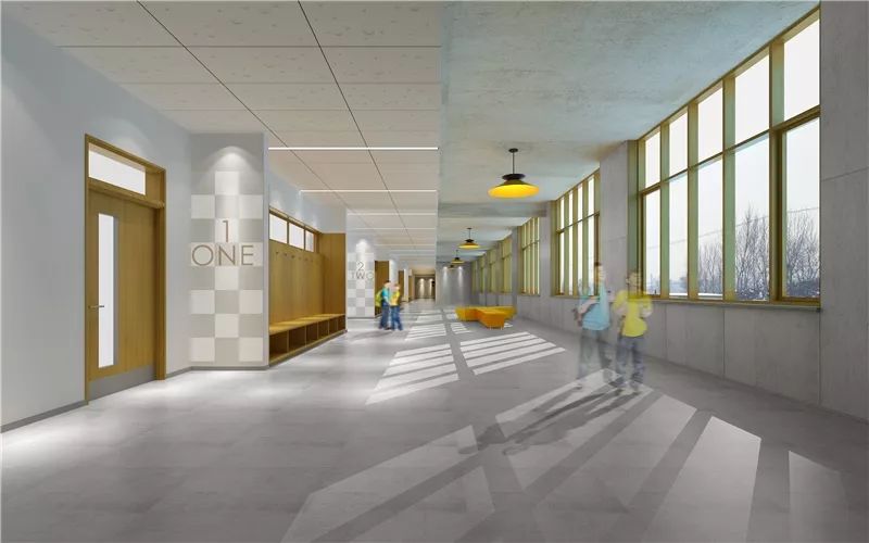 东壹区学校 | 简约设计，亲近感十足的文化办公空间-13