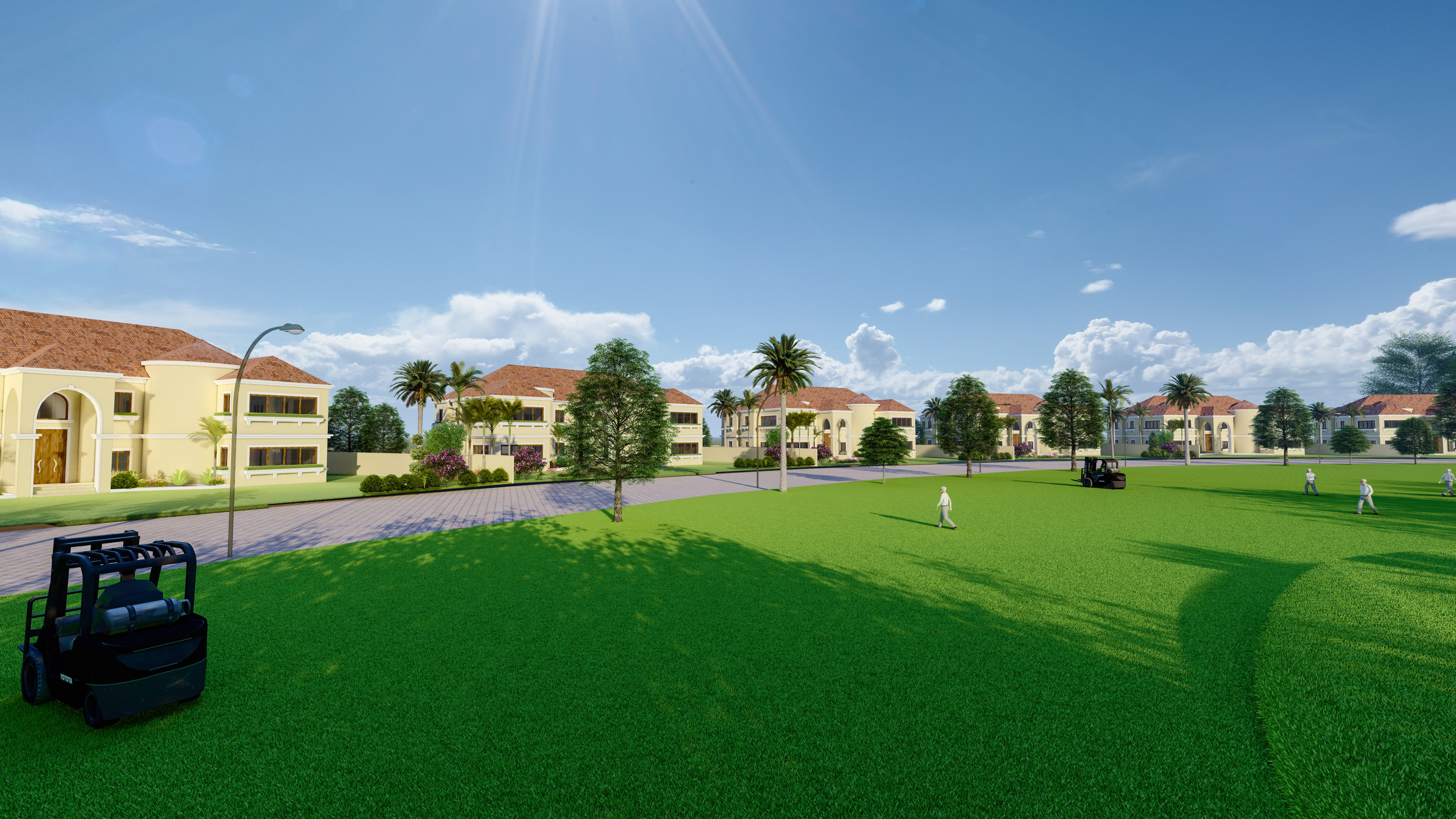 Golf Course Visualization Rendering-5