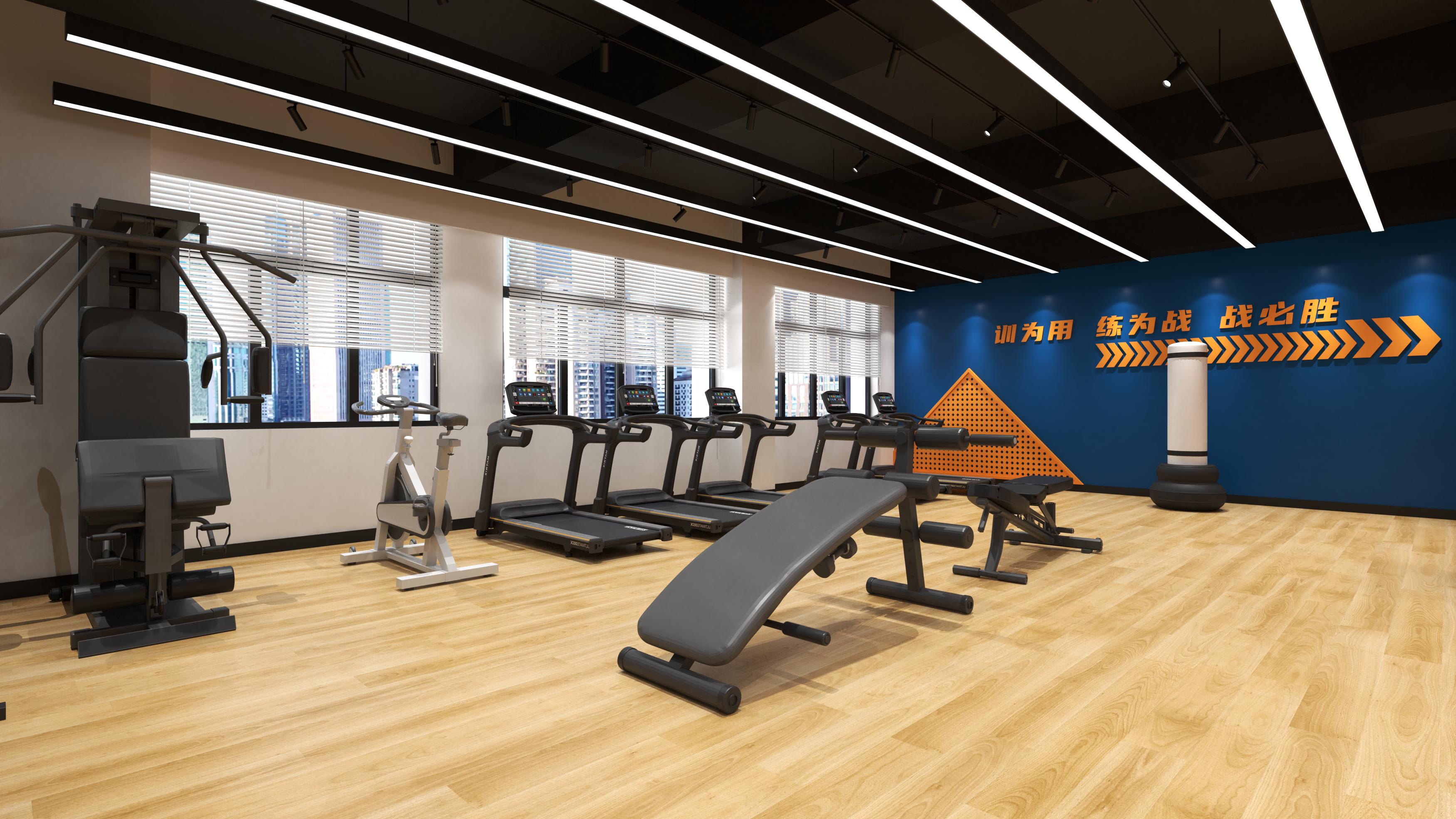 活力加油站,阅读空间,警宝之家等多功能空间设计-12