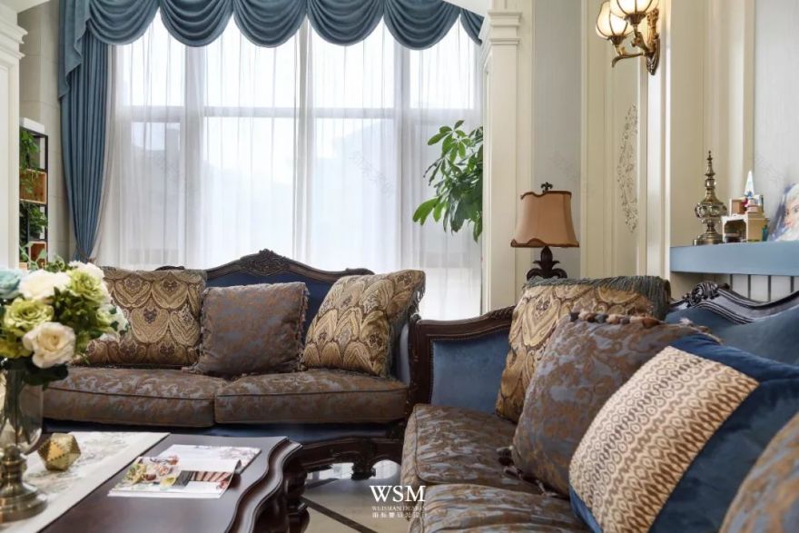 苏州雅戈尔天邑 300 平米古典美式家居设计-16