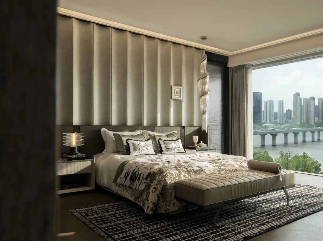 长沙·湘江金茂府249㎡江景大平层丨中国长沙丨软装元禾大千,硬装31设计-34