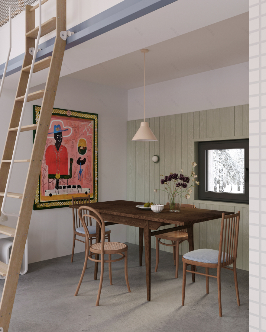 Rumyantsevo 框架房室内设计丨俄罗斯-13