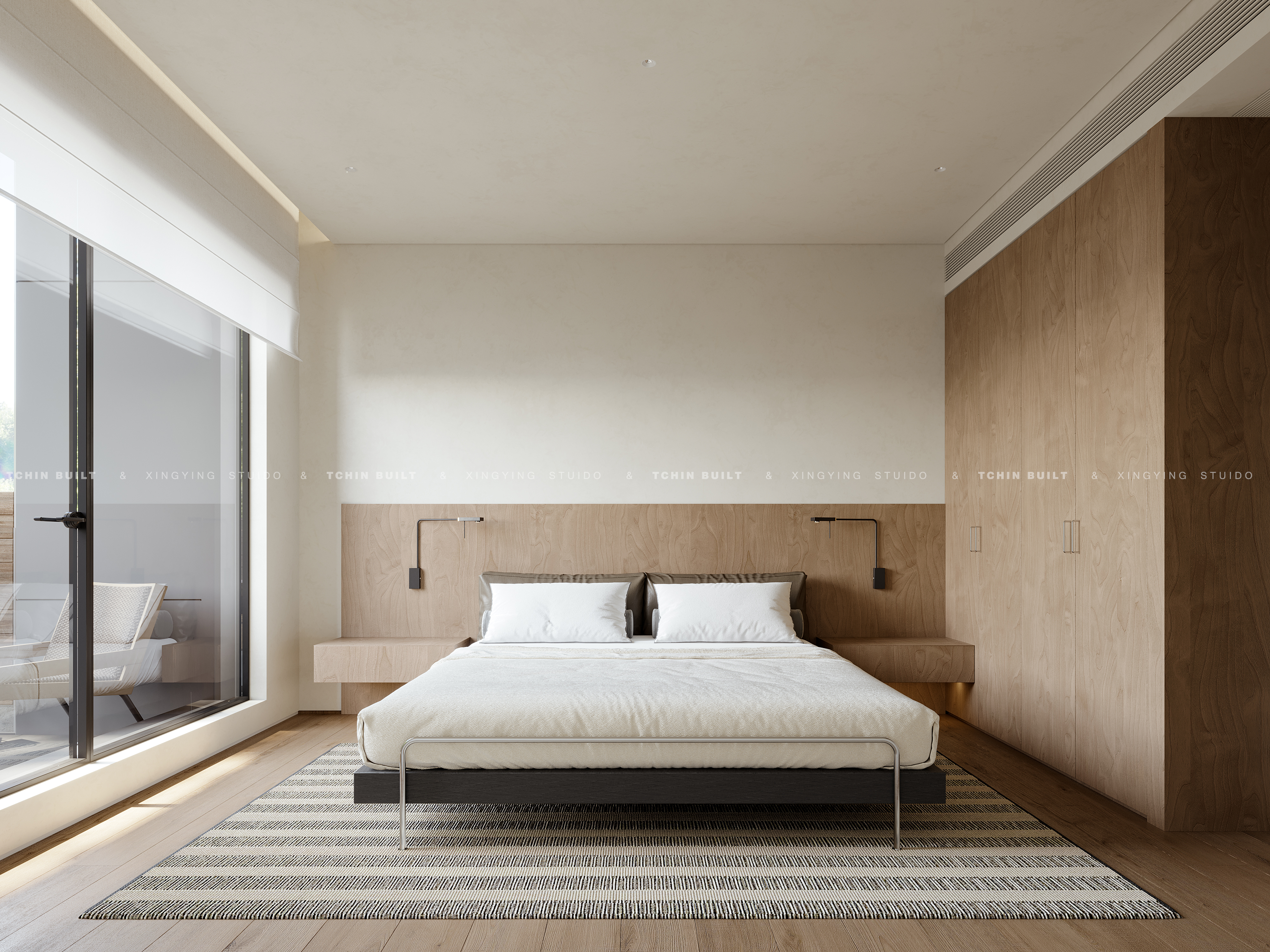 别墅庭院渲染-14