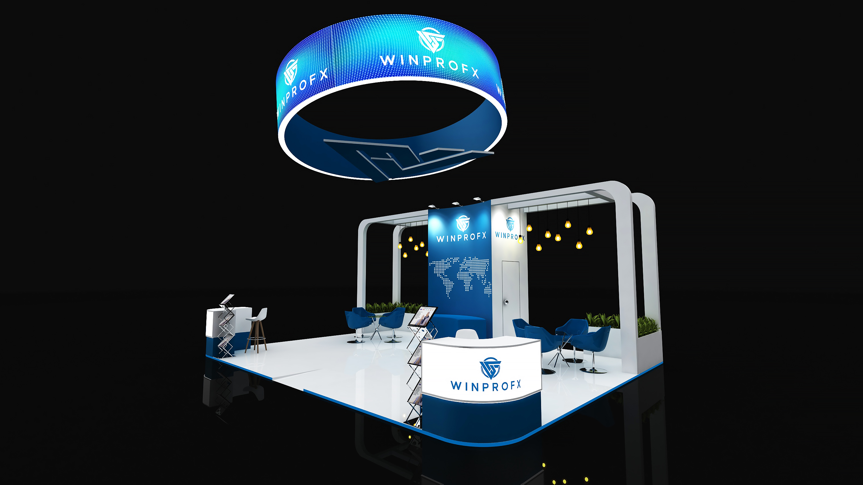 WINPROFX 8X6 STALL DESIGN IN DUBAI-2