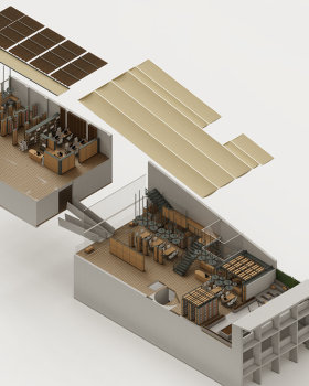 Biblioteca de Posgrado FAUD - Equipamiento B