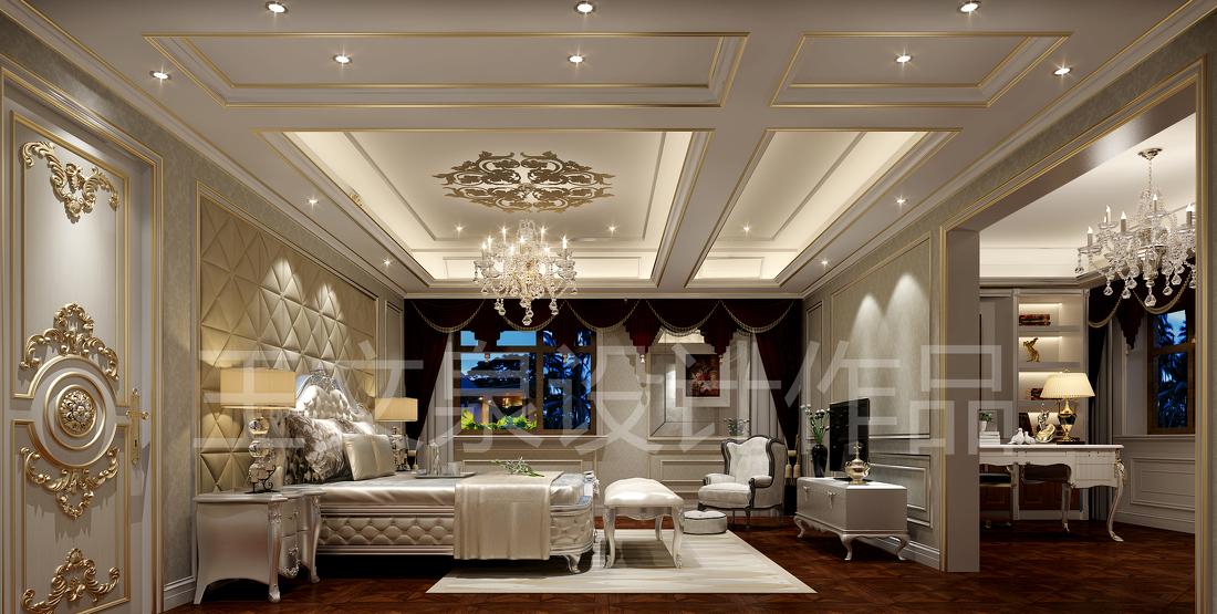 
法式欧式新中式别墅设计作品王文泉70 -0