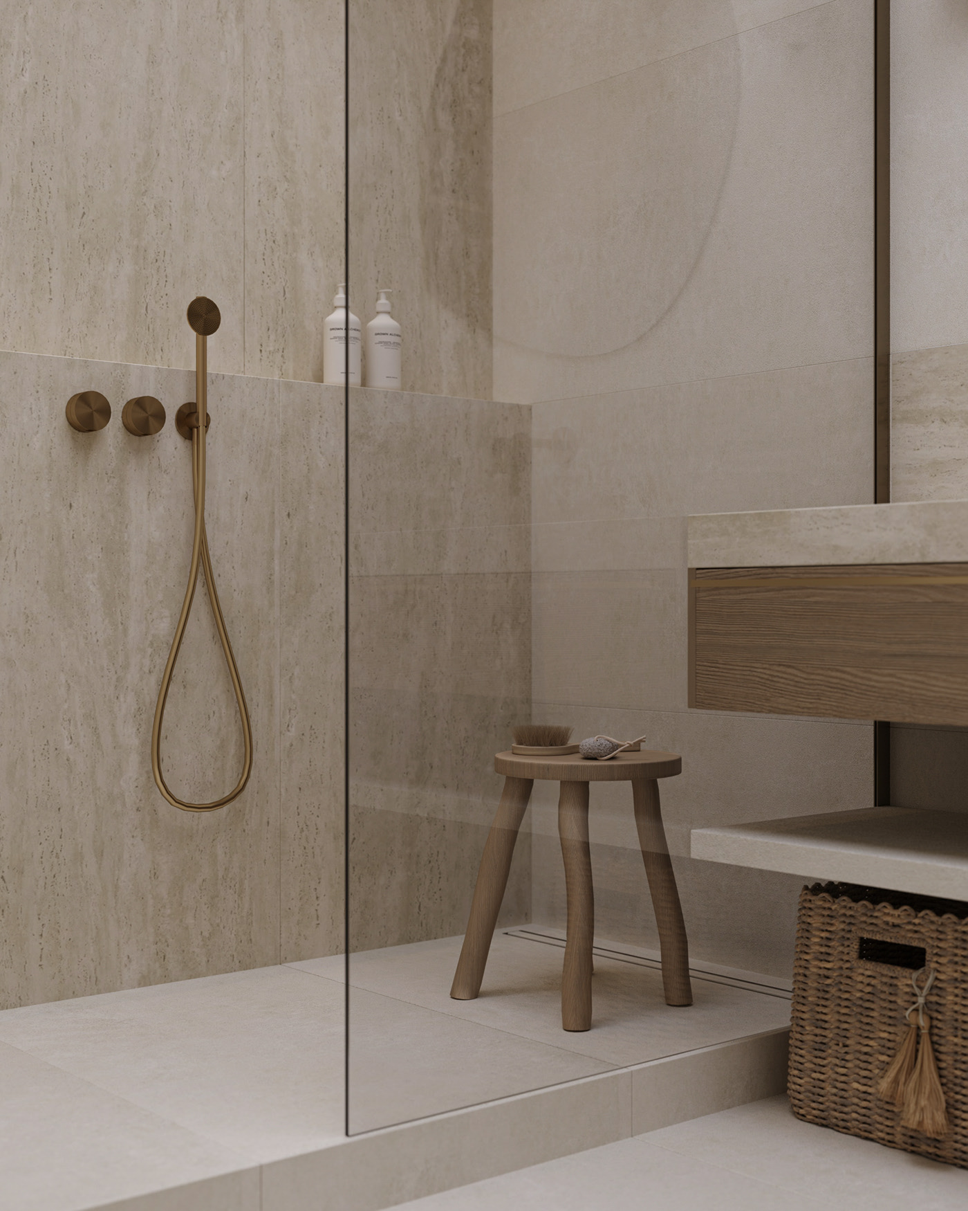 60㎡中性色系住宅设计 优雅魅力不可阻挡-14