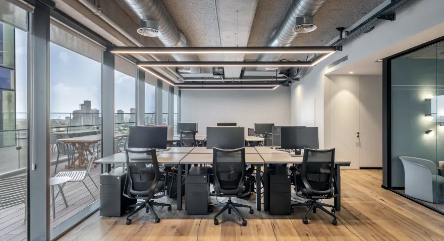 Immunai 以色列办公室 | 温暖木质空间中的几何趣味-13