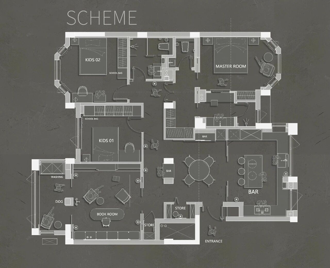 绿城W宅丨拙人营造（室内及灯光）,amona阿摩那（产品）-43