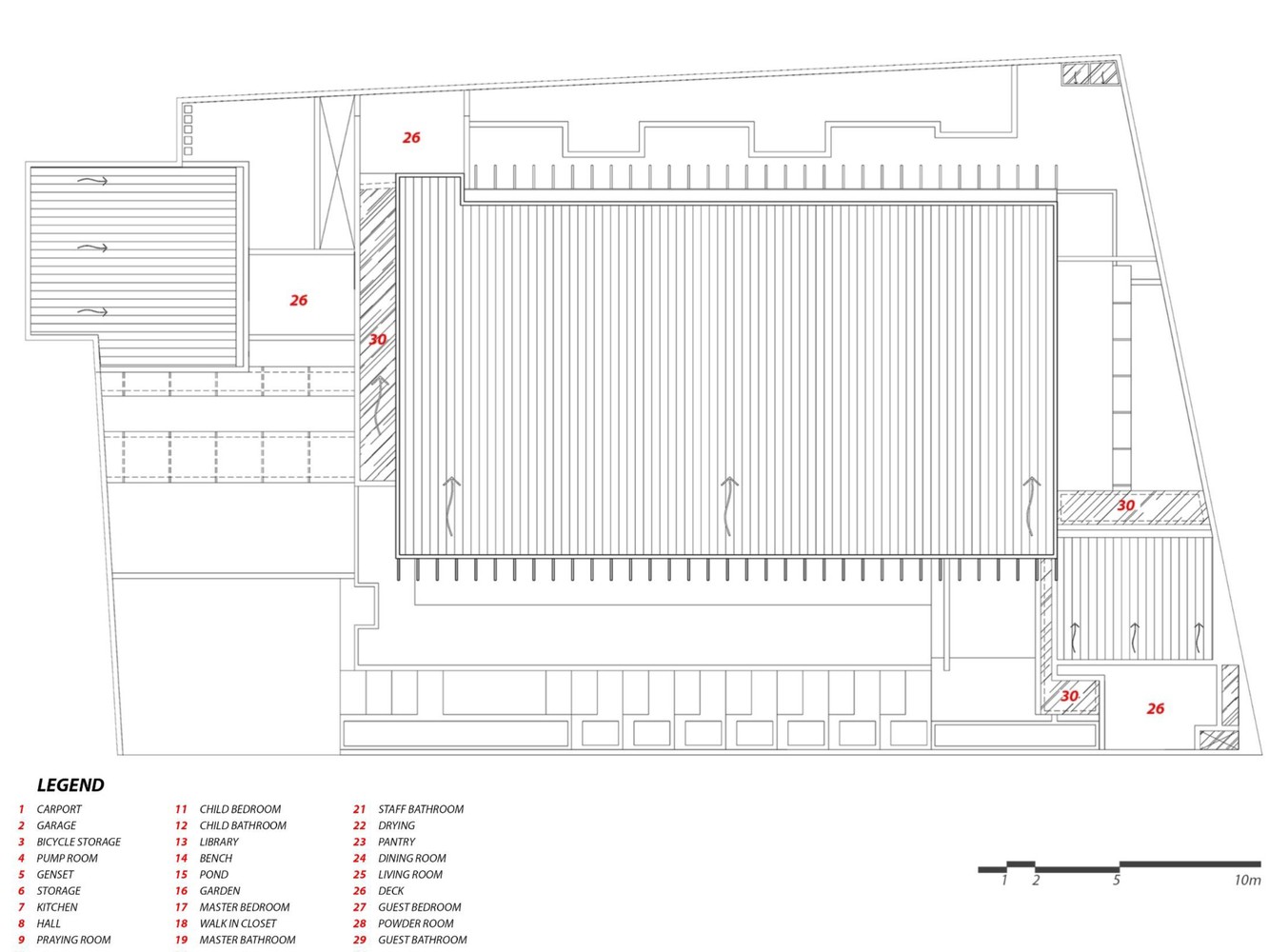 雅加达热带现代住宅-26