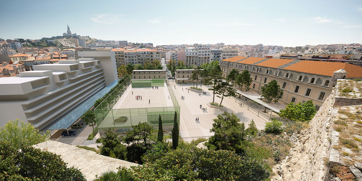 Caserne d'Aurelle改造为学院项目丨法国马赛丨CoCo architecture等多家机构-1