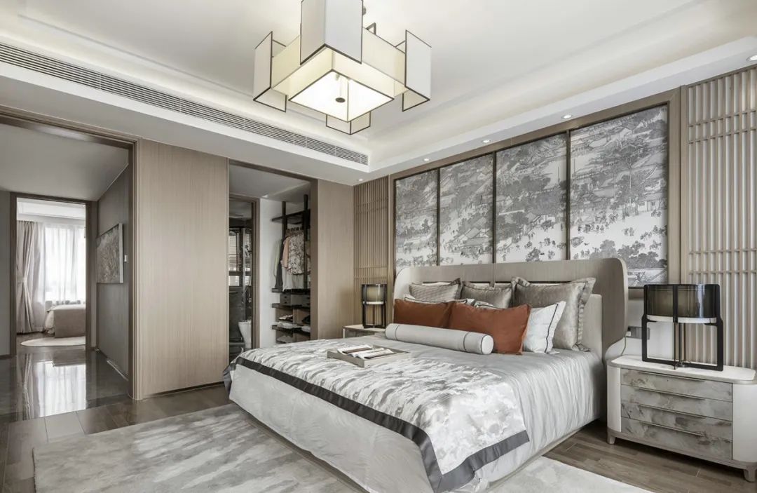 新中式家居设计 | 素雅风雅，演绎传统与现代交融之美-87