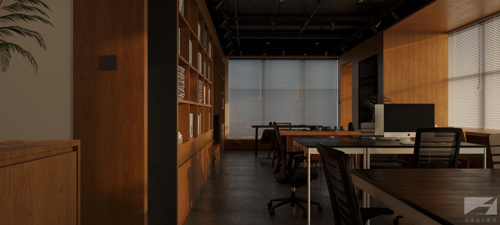 现代风格小型办公室-6