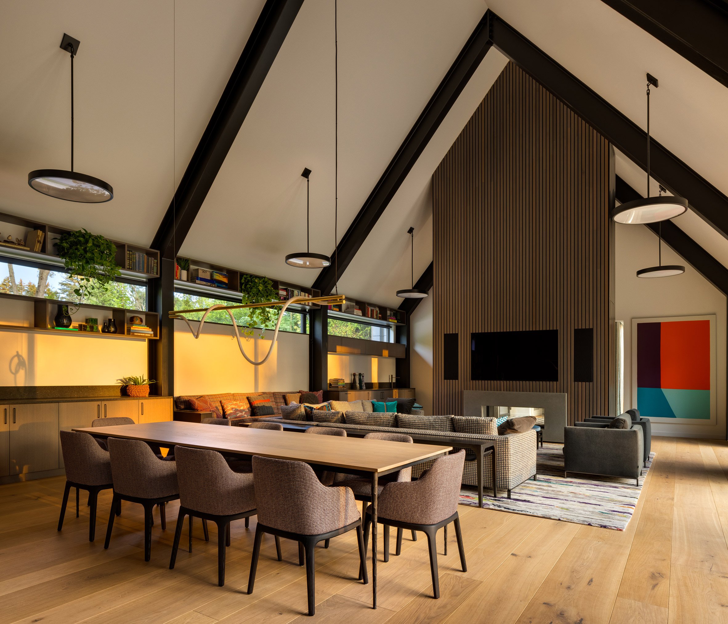 《哈利波特》灵感助力!灰木别墅隐藏于美国密歇根州山丘之中-36