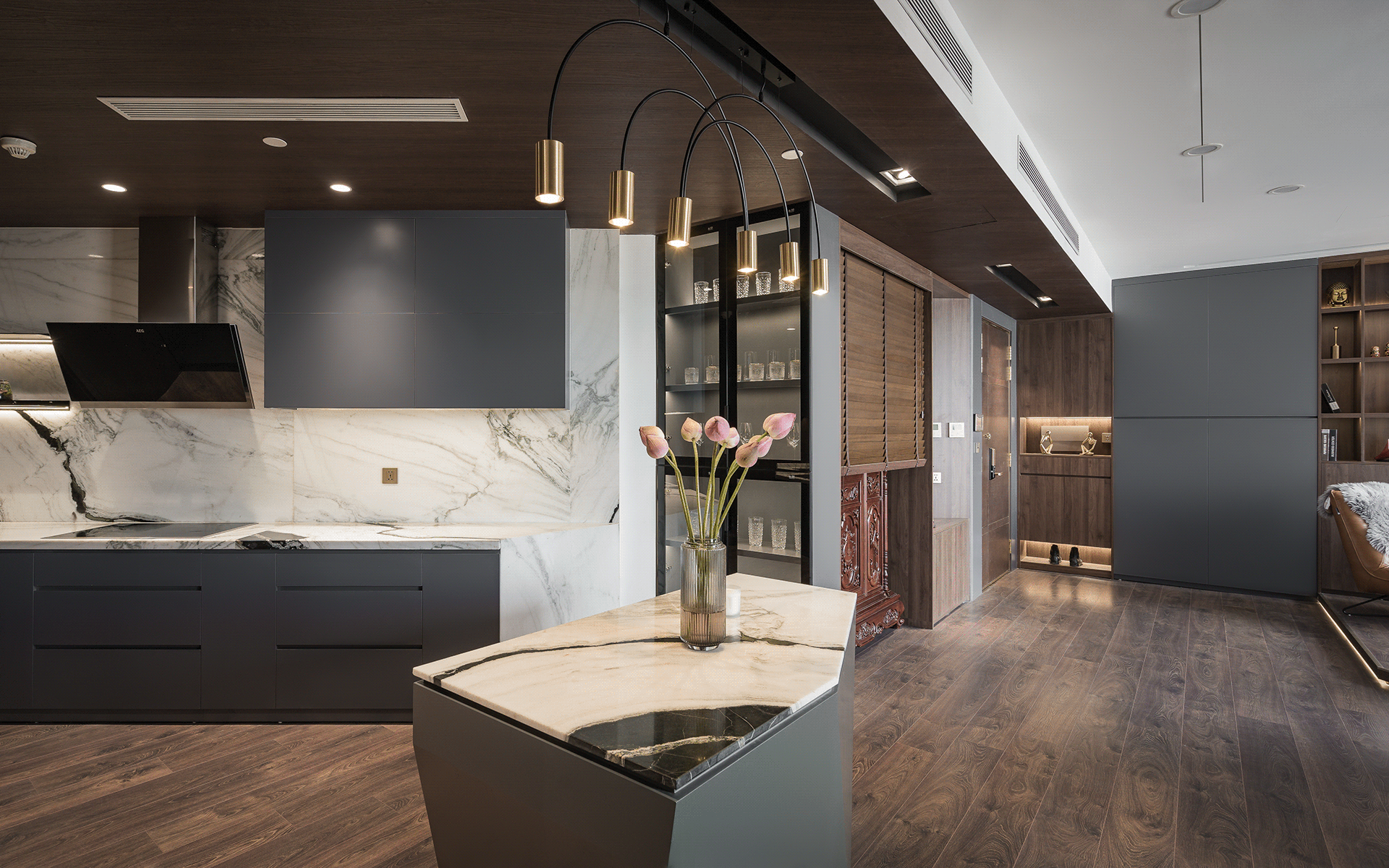 SUN GRAND APARTMENT 室内设计丨越南河内丨SEN Design-14