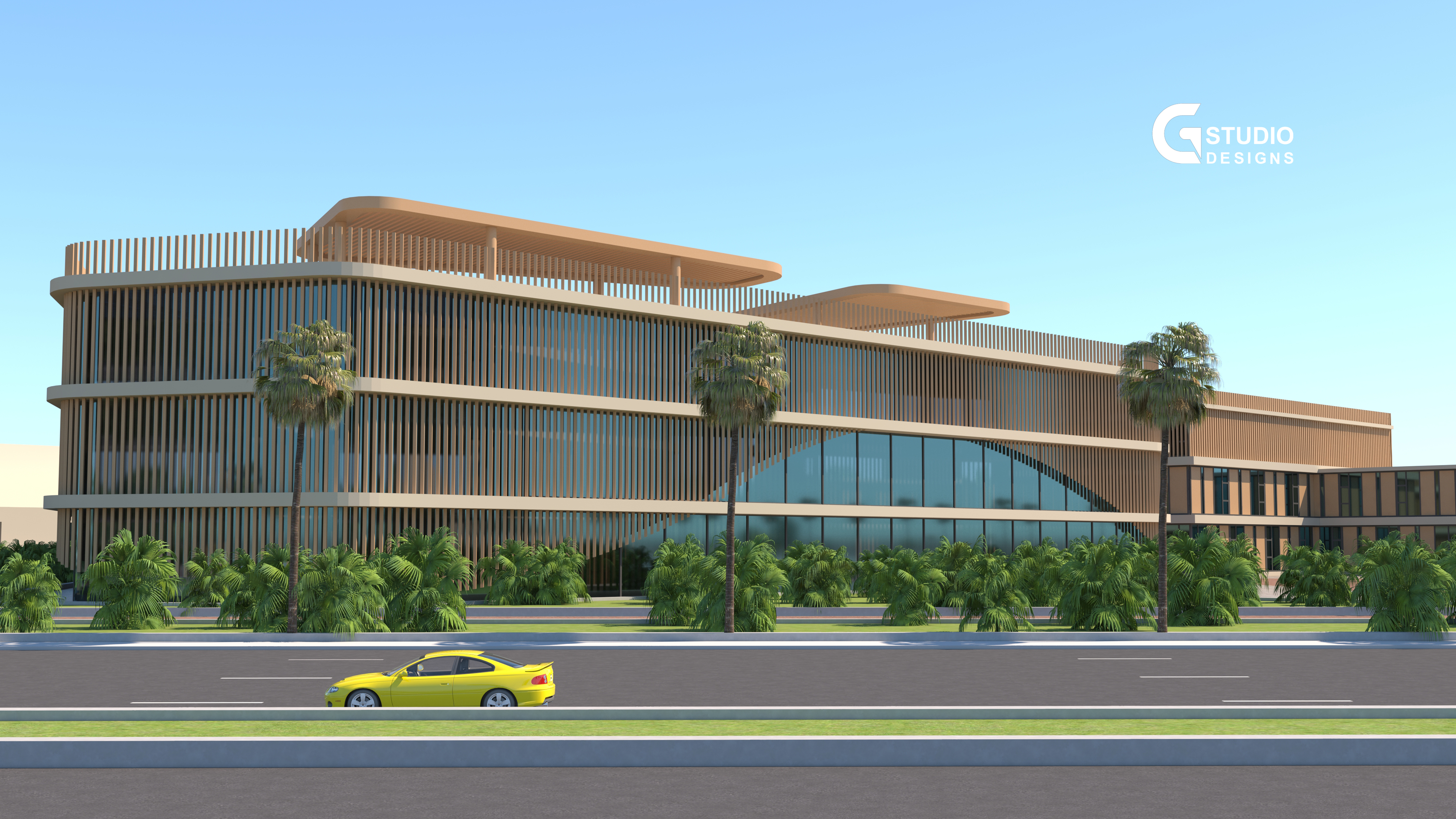 Business Center 3D 可视化设计丨埃及丨PSG Studio Designs-13