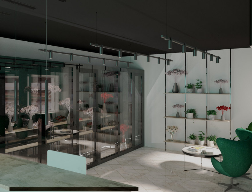 KHES flowers 花店设计丨俄罗斯喀山-17