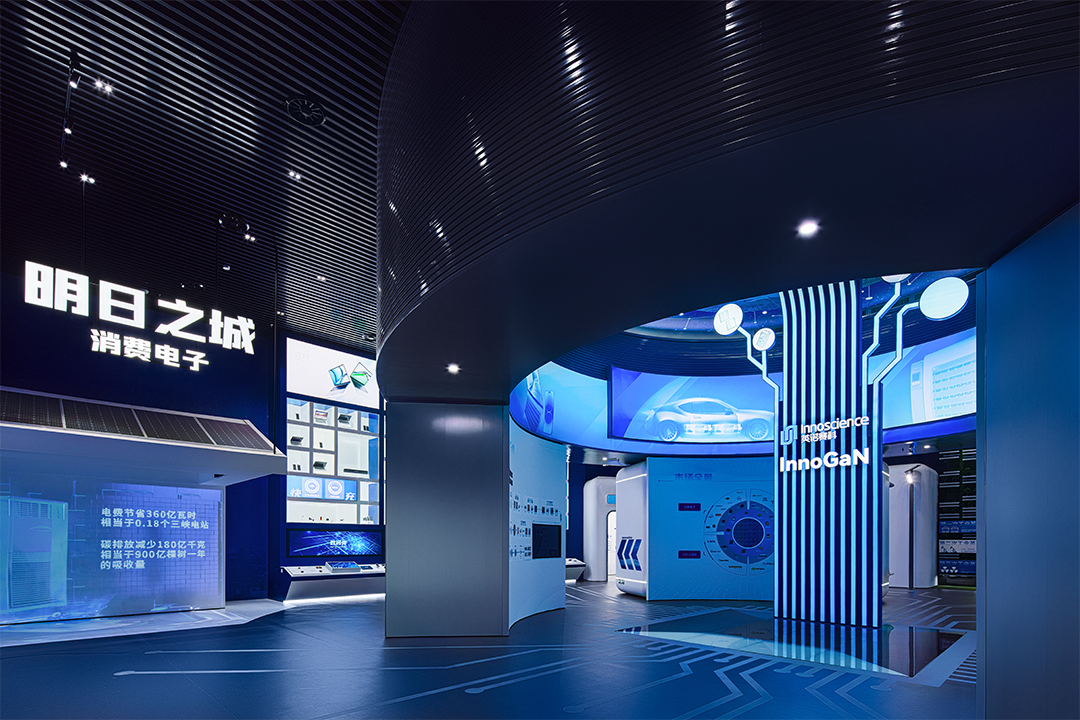 半导体企业展厅设计-12
