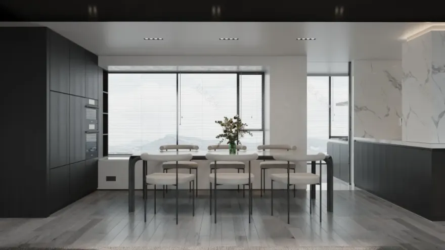 黑白象限 · 深圳光明星河天地 240㎡低奢经典家居设计丨中国深圳-24