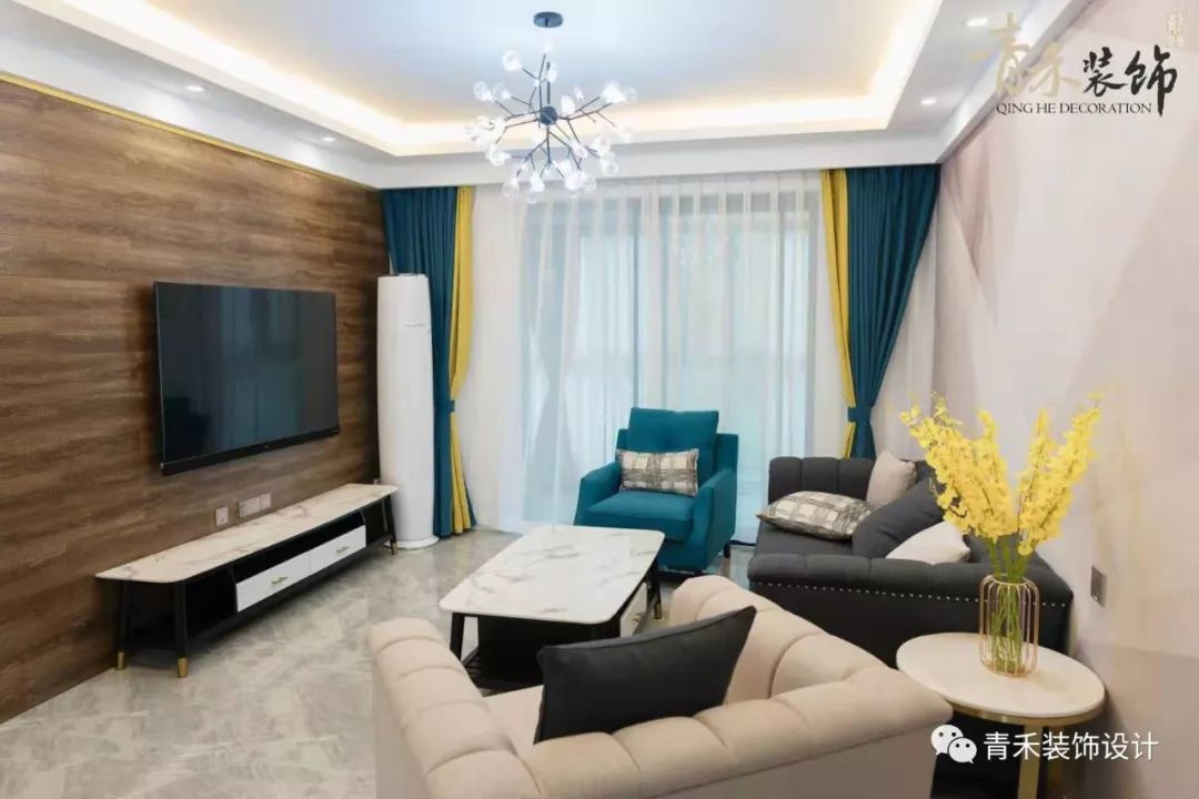 翰林府第 110㎡现代简约混搭家居,张鑫设计师打造舒适生活空间-13