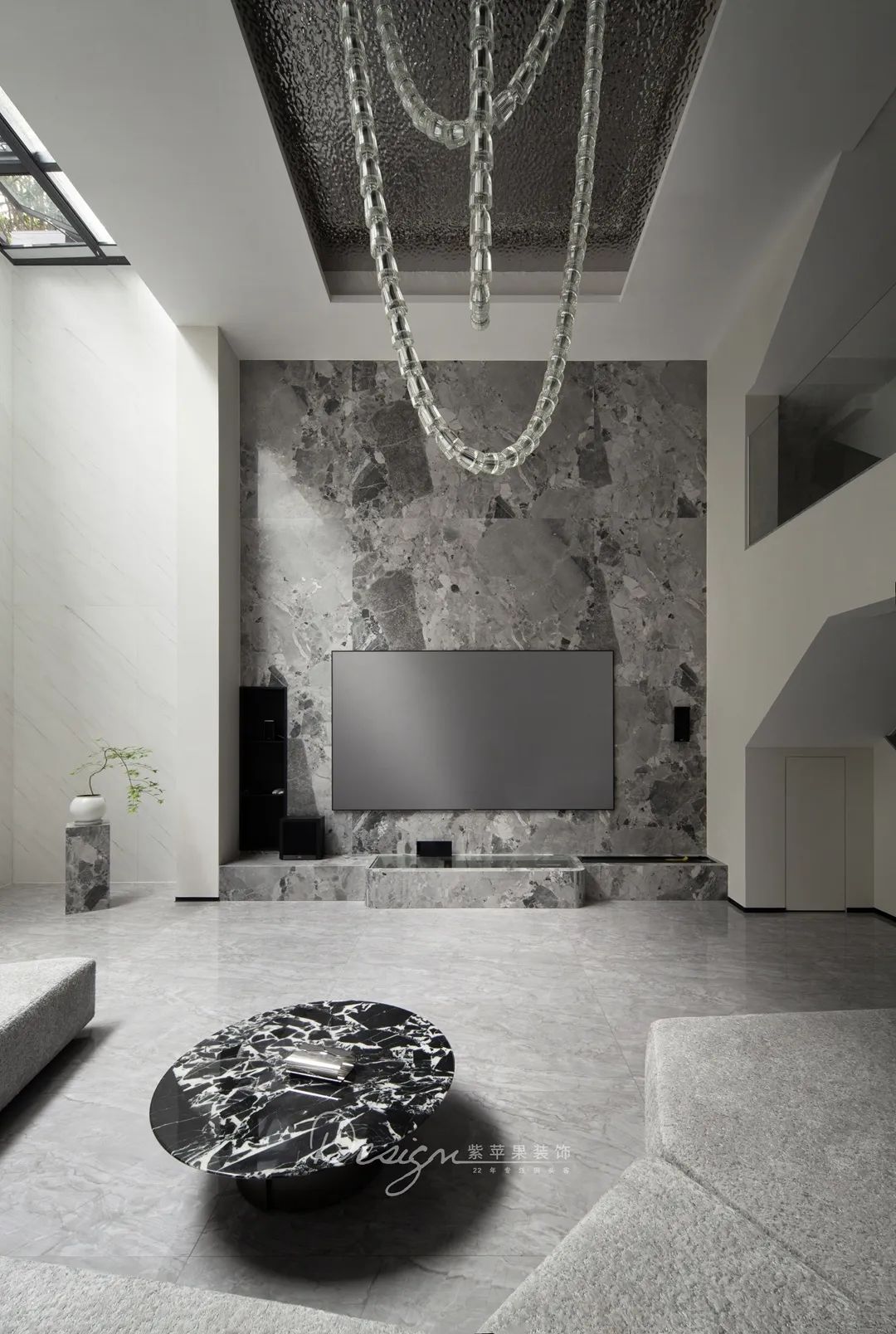 400㎡现代风超现实可居住艺术空间丨紫苹果全案设计-28