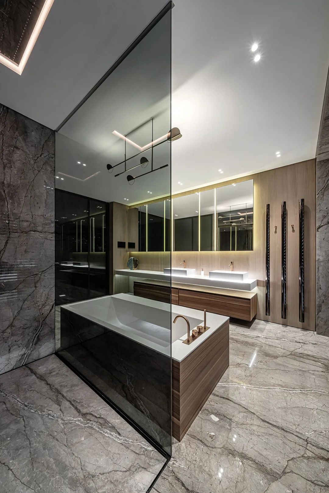 450㎡轻奢质感别墅丨YODEZEEN Architects-29