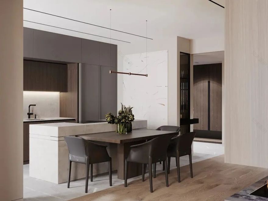 126㎡高级灰木系私宅-10