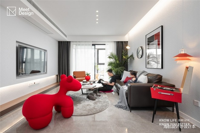 四居及以上140平米装修案例（时尚理性现代范儿×古灵精怪“孟菲斯”）丨中国常州-18