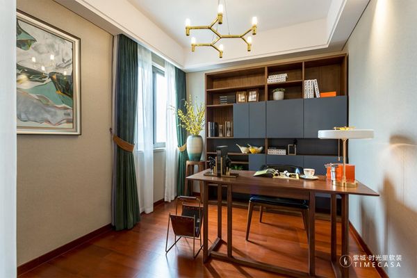 现代简约风,仁恒滨河湾 140 平米家居案例-41