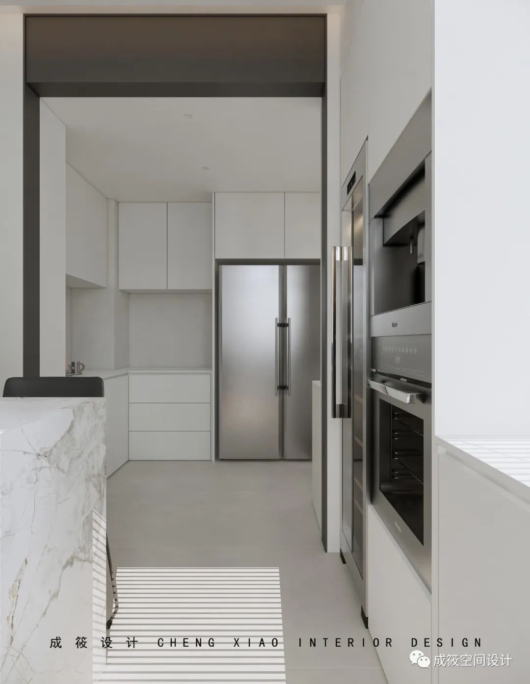 上海纯白治愈公寓丨中国上海丨成筱设计-13