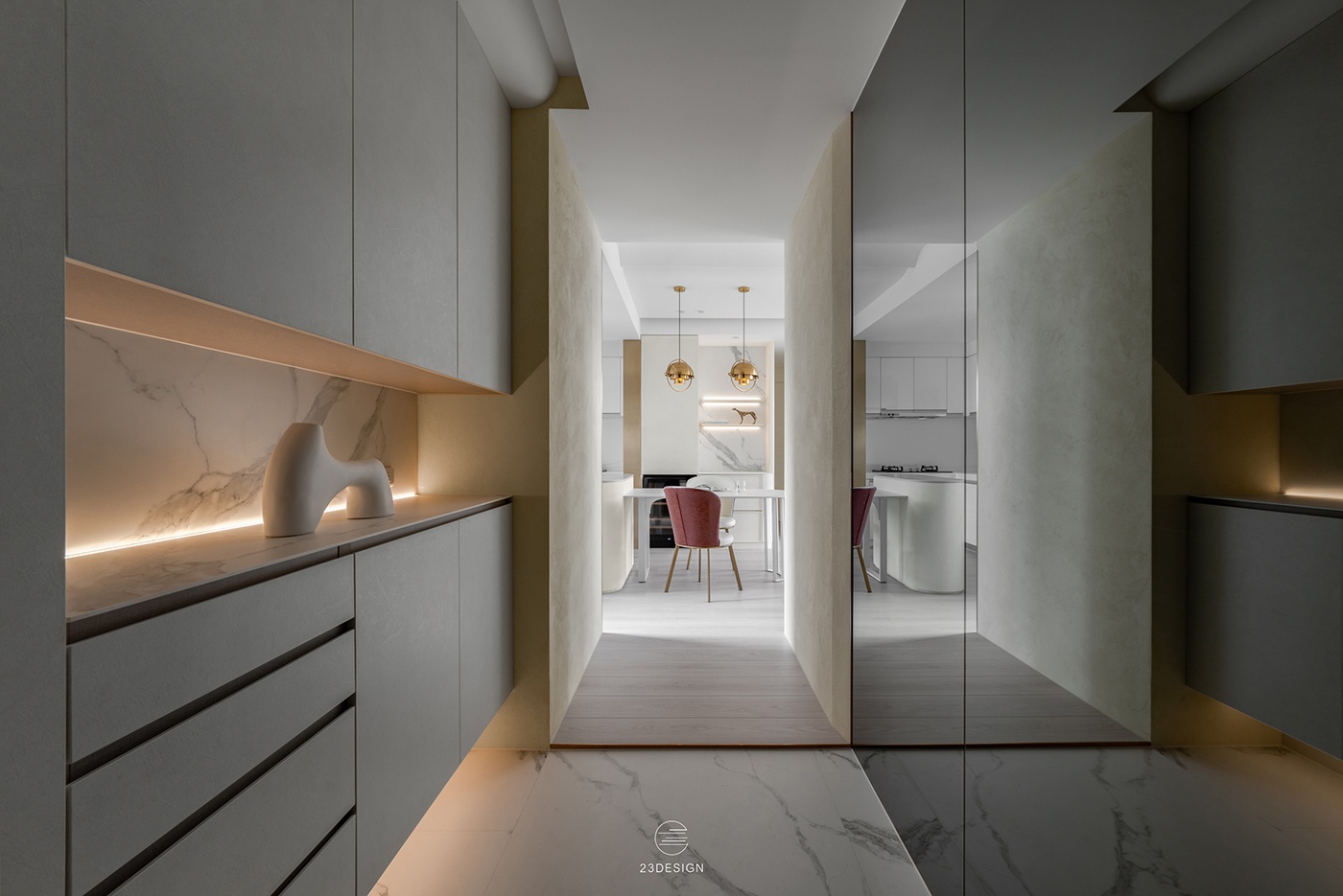 日初·极简 · 温暖阳光家居空间设计丨二三设计团队-15