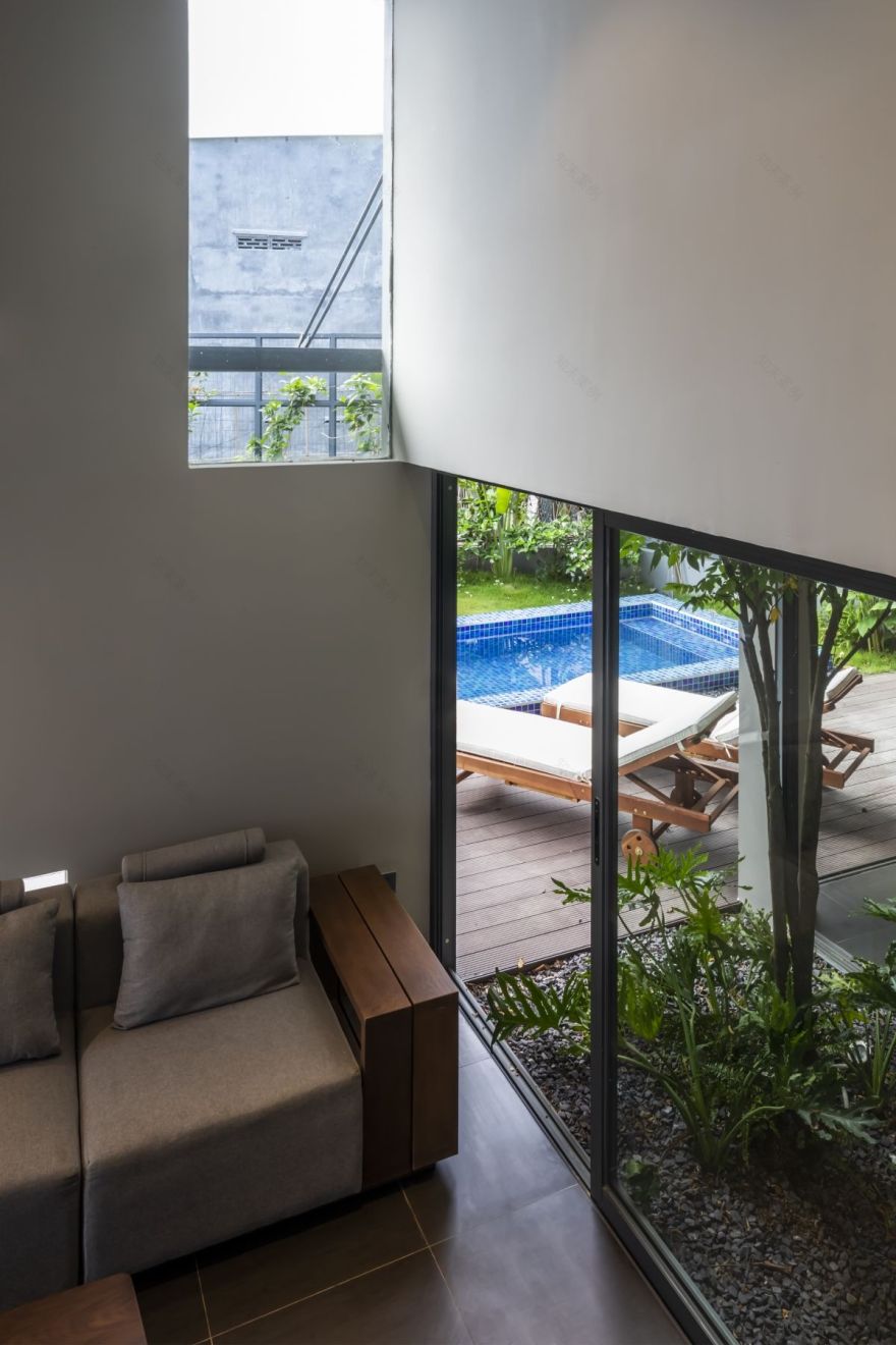 越南芽庄 Bi House 度假屋——融入自然的绿色建筑设计-21