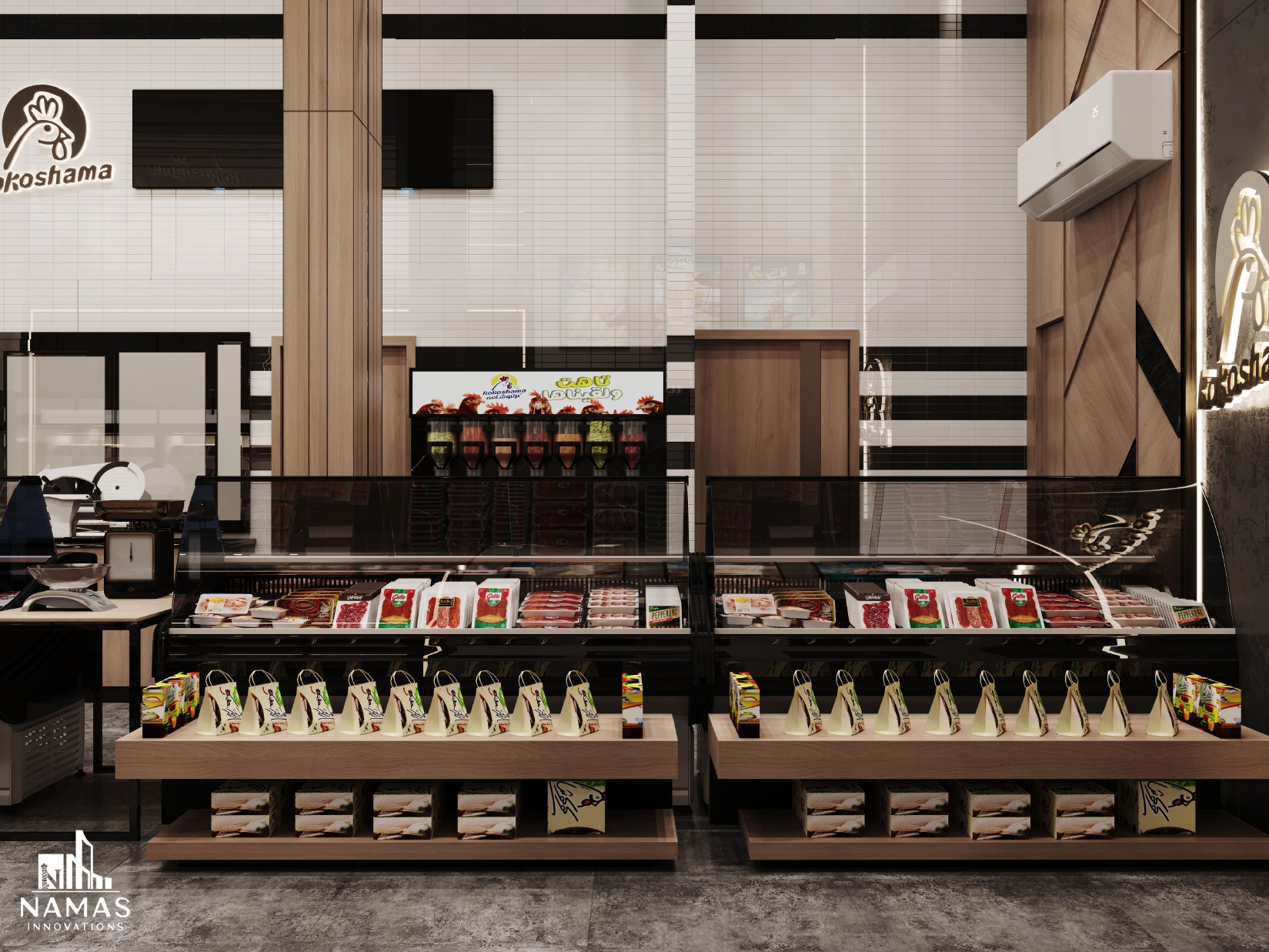 Kokoshama | Modern Chicken Shop Interior Design-2