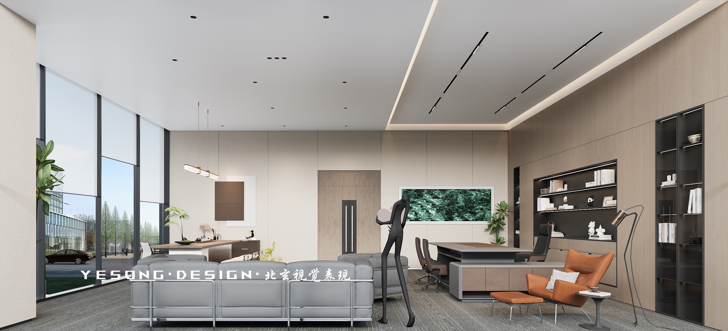 办公室设计丨以自然吸引感官-4