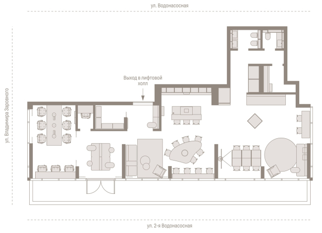 新西伯利亚“欧洲海岸”邻里中心丨俄罗斯新西伯利亚丨Shubochkini,公司“云杉”建筑工作室-20