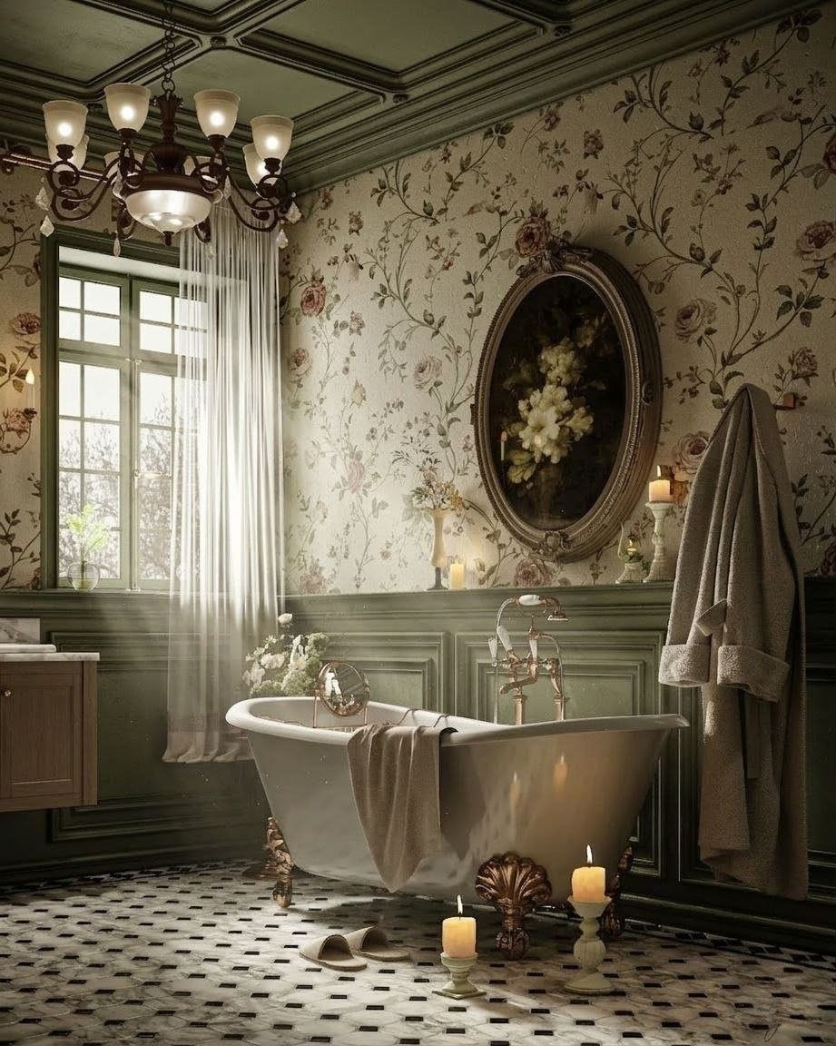classic European vintage bathroom-0