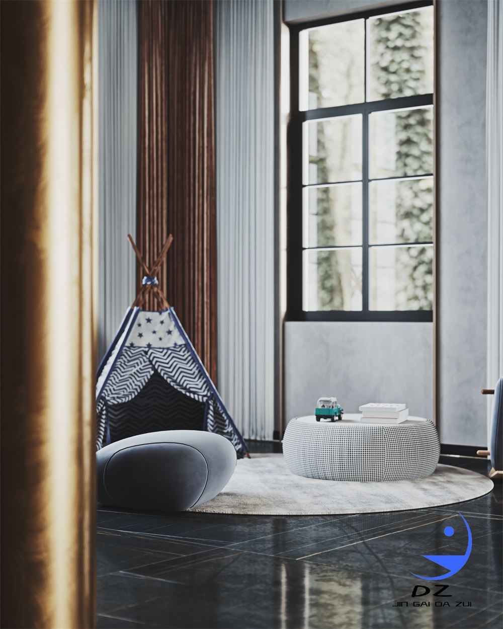 现代轻奢平层设计-6