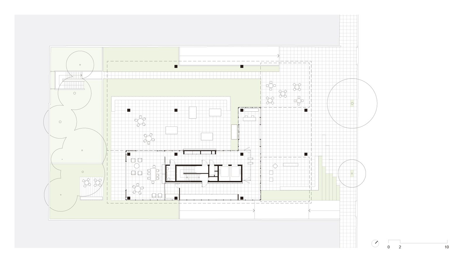 巴西圣保罗 Pop+ 建筑,绿意环绕的现代商业空间-29