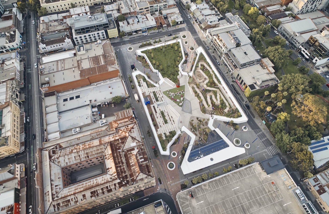 Prahran Square · 停车场变城市绿地丨澳大利亚丨ASPECT Studios,Lyons 等-6