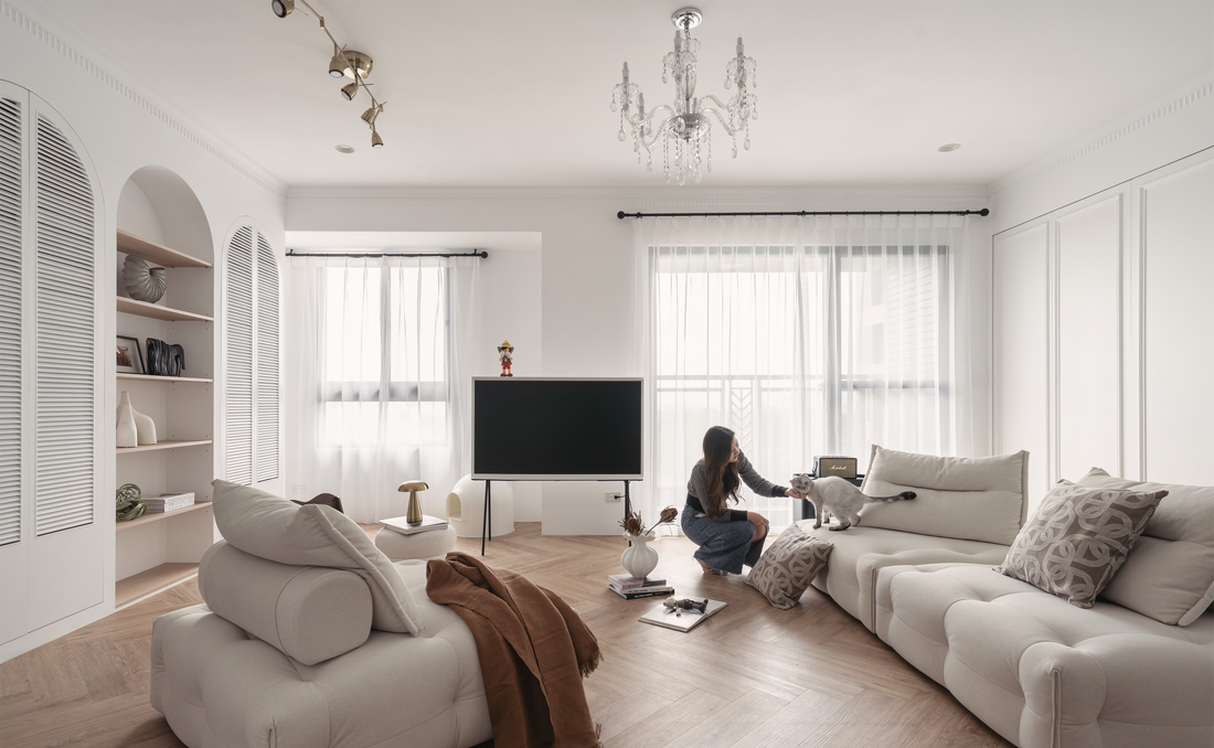 餐厨一体化+客厅全开放，打造互动式的家-7