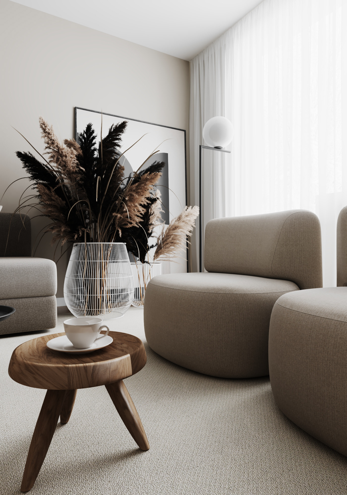 中性色系住宅丨中国-0