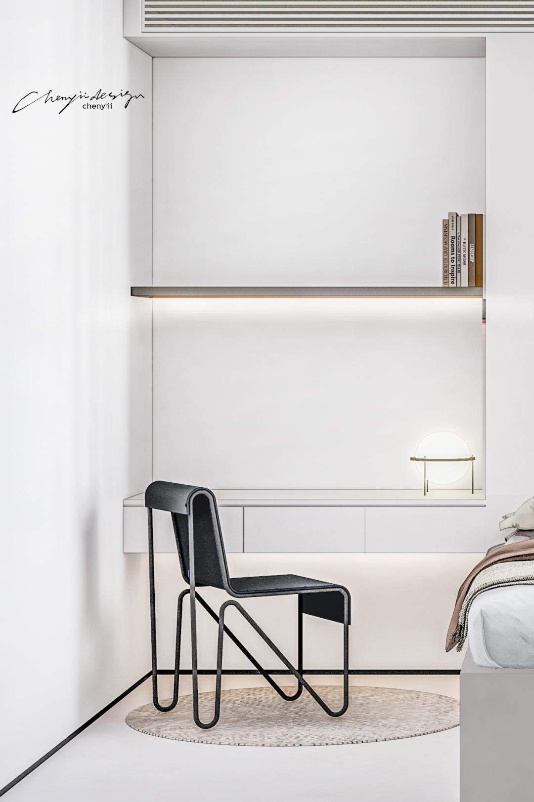 《Brumaire,雾月》·梵音与月色交织的现代艺术住宅丨中国洛阳丨忱意空间设计研究室-39