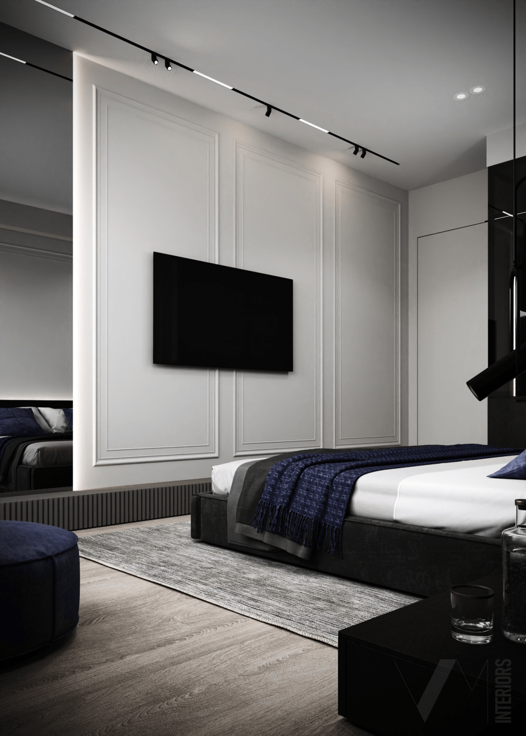 86㎡二居室公寓设计丨意大利丨意大利室内设计师Valeria Mahu-34