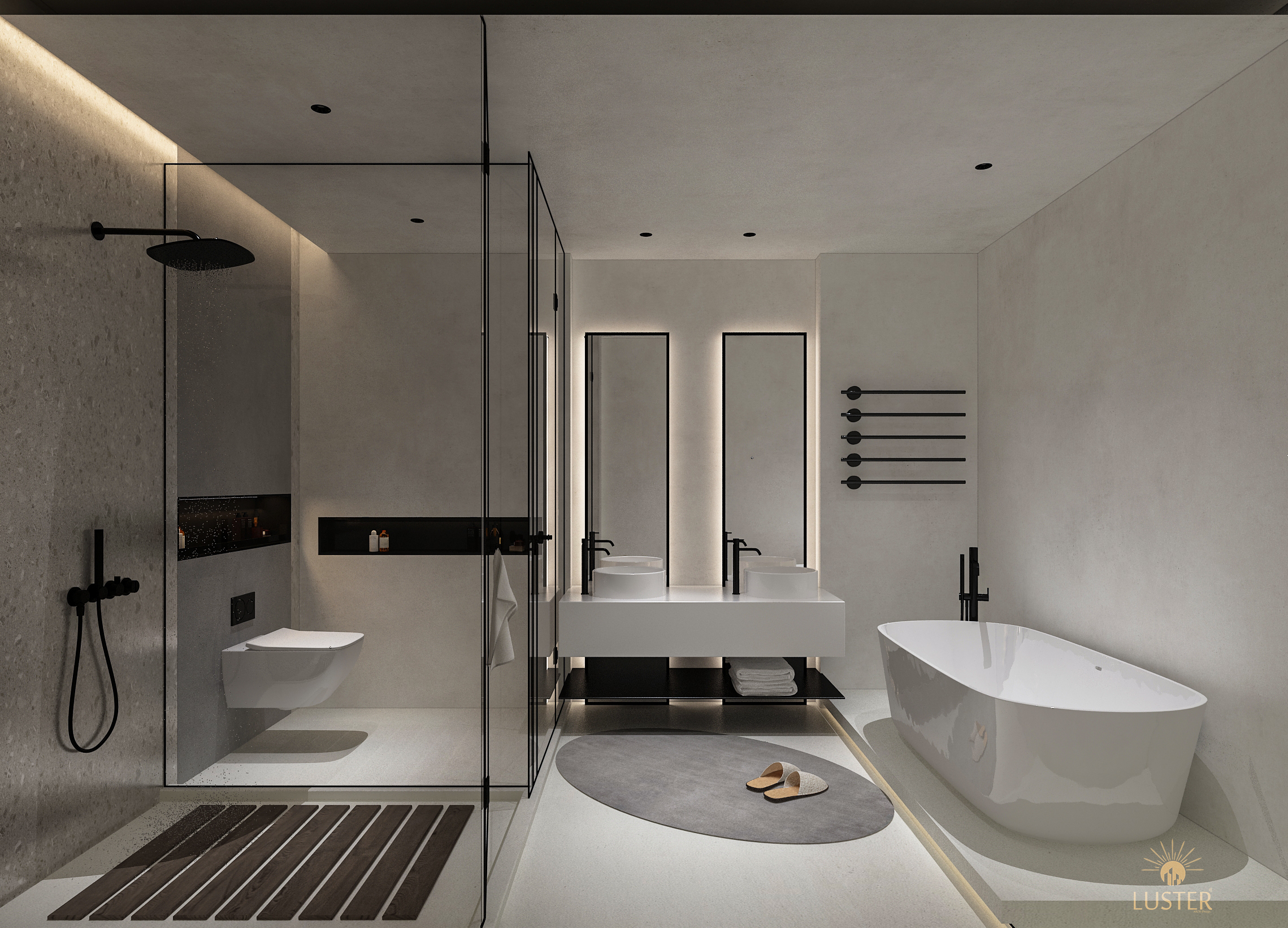 阿联酋极简主义浴室丨Mahmoud abd elmajied-5