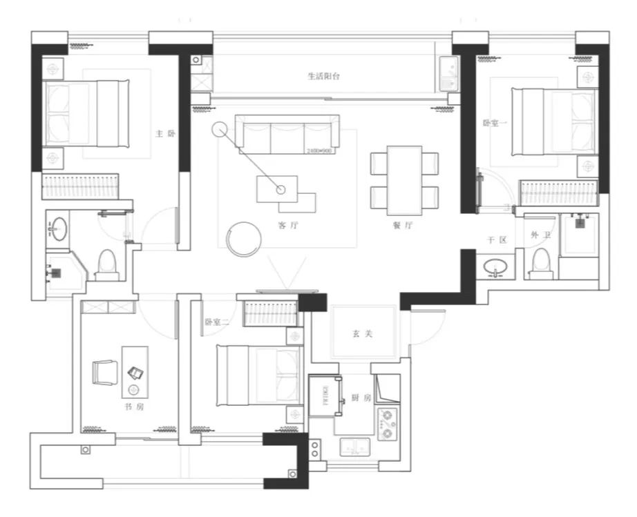 多弗绿城·翠湖里 138m²精装改造丨中国温州丨MU STUDIO-10