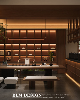 中医馆工装效果图