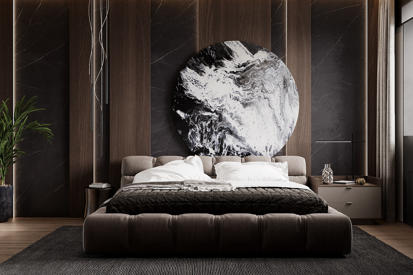 灰色系空间设计 慢享惬意时光-9