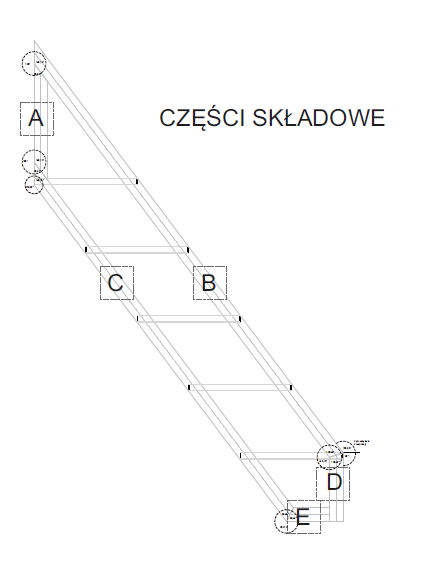 Industrial canal boat stairs stainless steel-10
