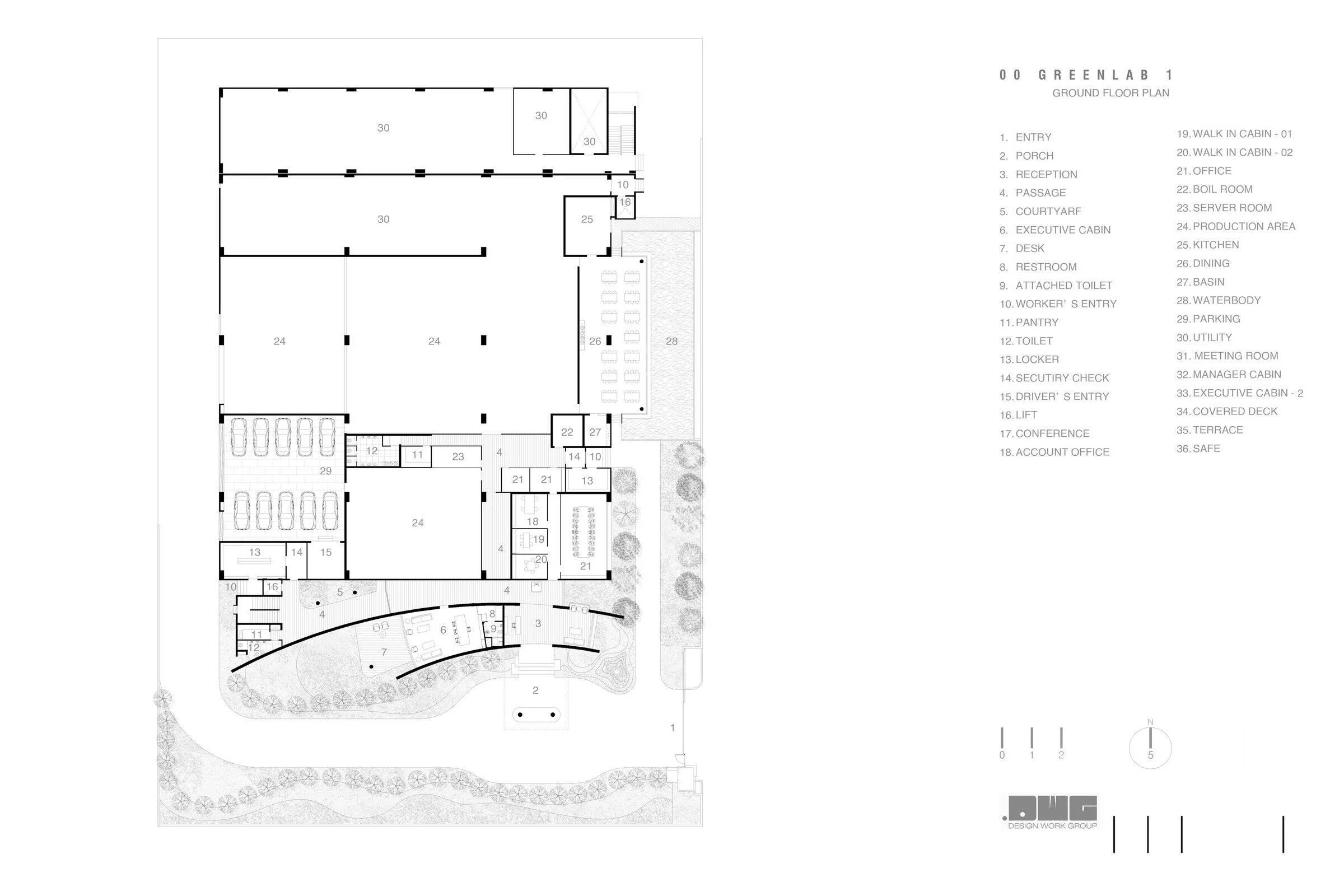 格林莱布钻石工厂大楼丨印度丨Design Work Group  DWG-26