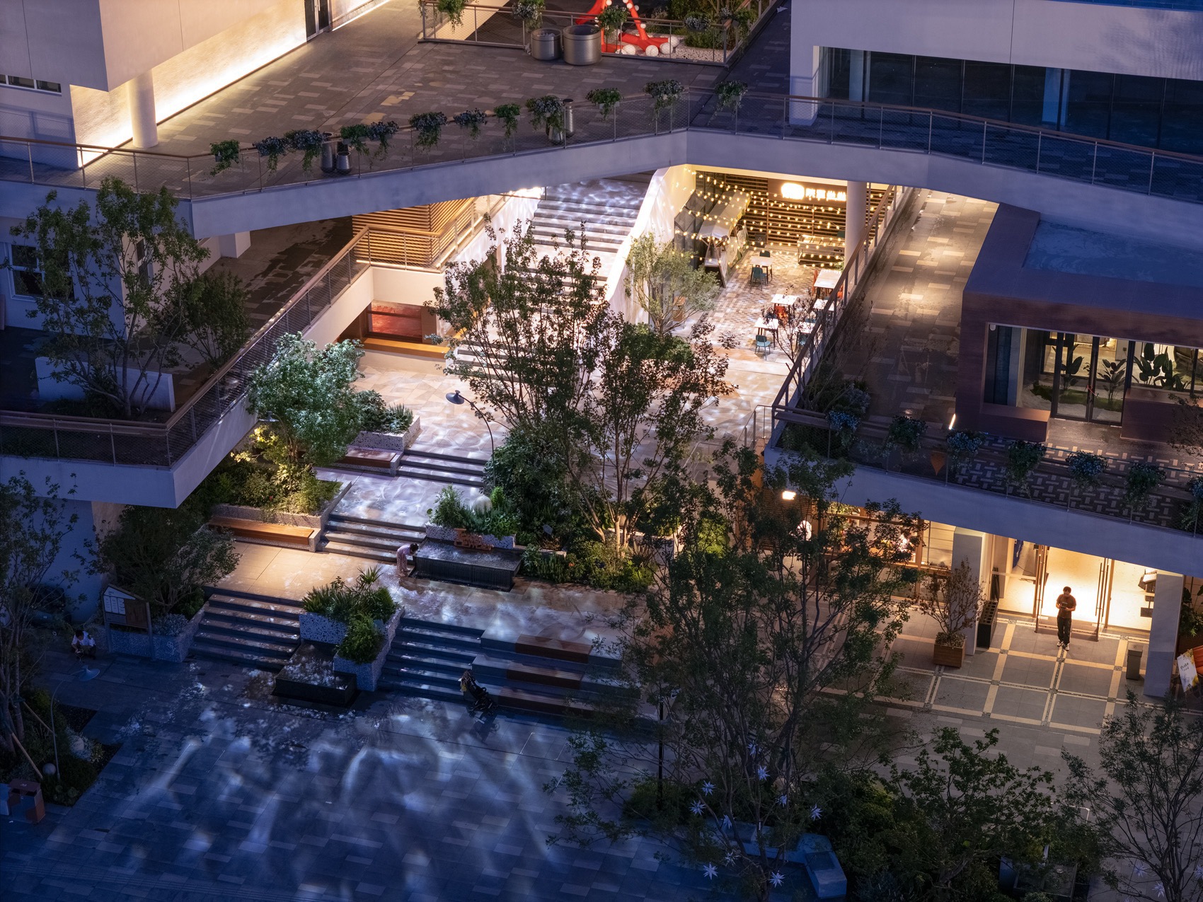 西安万科理想城北区小镇中心·池岛丨中国西安丨成都九十建筑设计有限公司-71